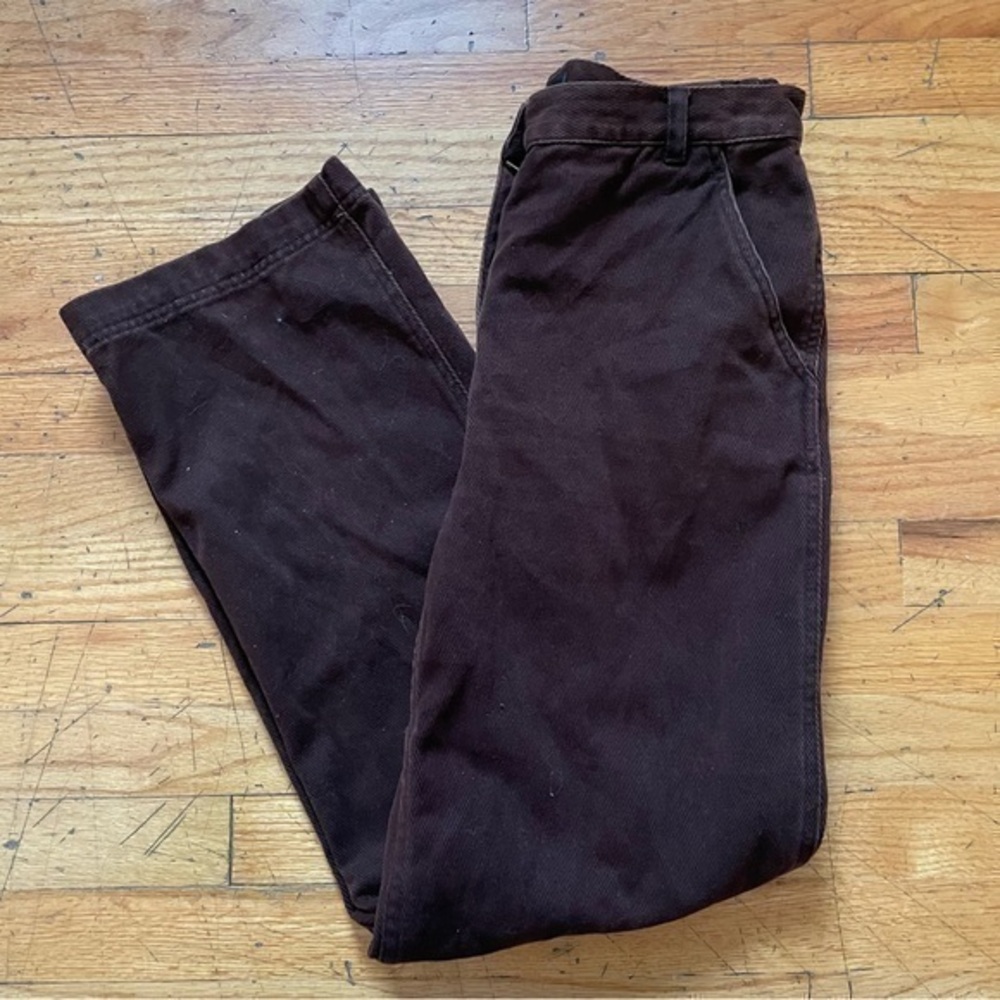 Lauren Ralph Lauren Brown Corduroy Carpenter Pants Size 10